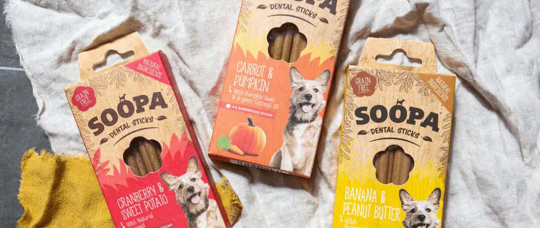 Soopa Cranberry Swirl Vegetarian Dog Treats from Pets Larder