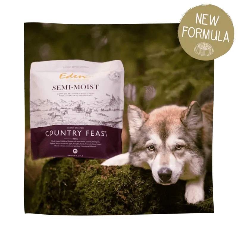 Eden Dog Food semi-moist Eden Country Feast bag from Pets Larder