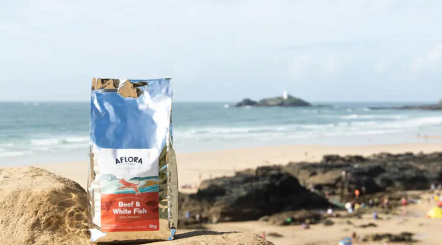 Kelora beef and fish dog food bag for good quality pet nutrition