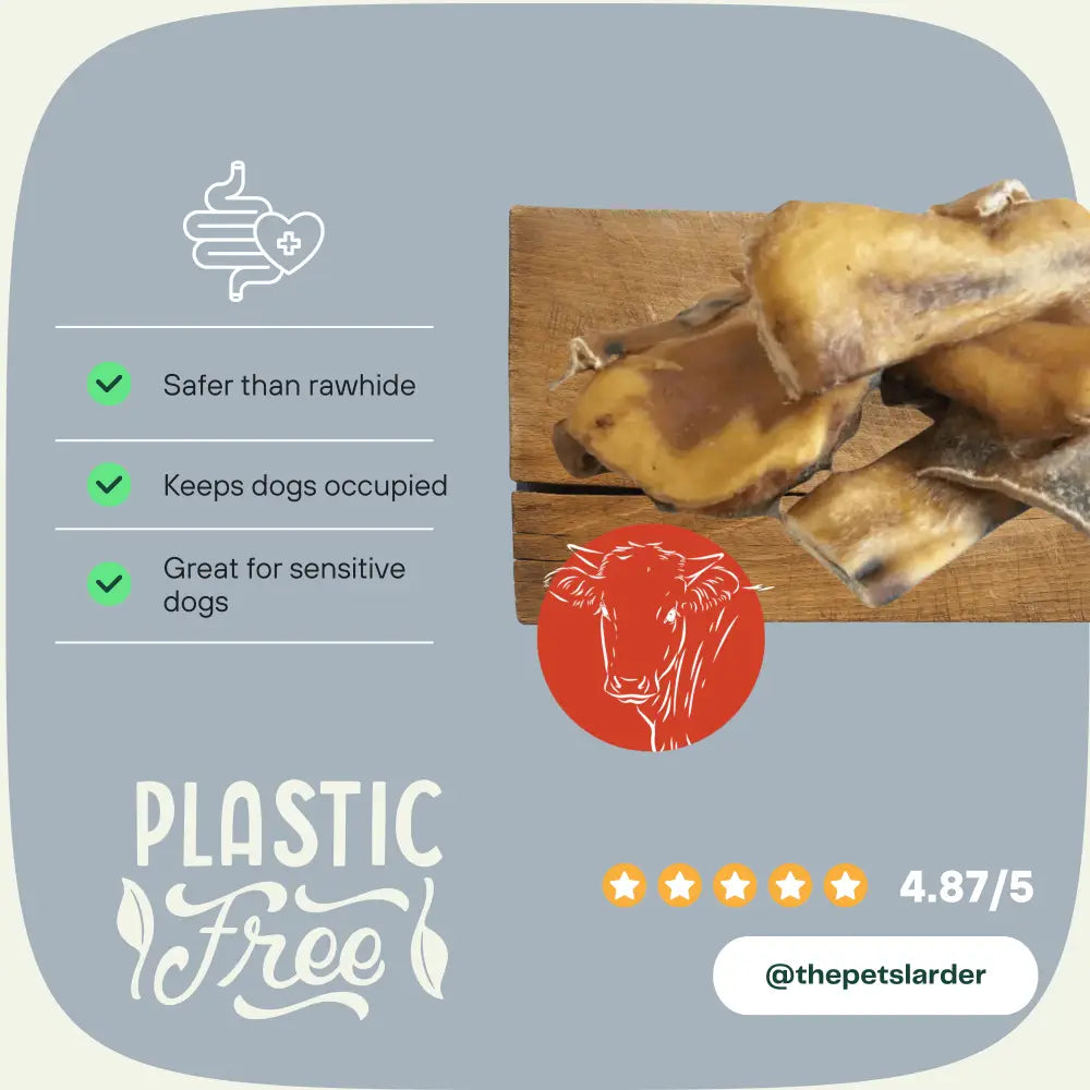 Beef muscle chew toy in natural rubber, yellow-brown hues, 1kg bag