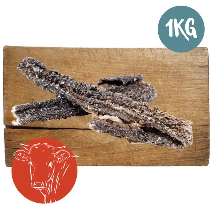 Beef Tripe Chew Natural Meat Chew For Dogs - 1kg Bag - Natural Dog Chew