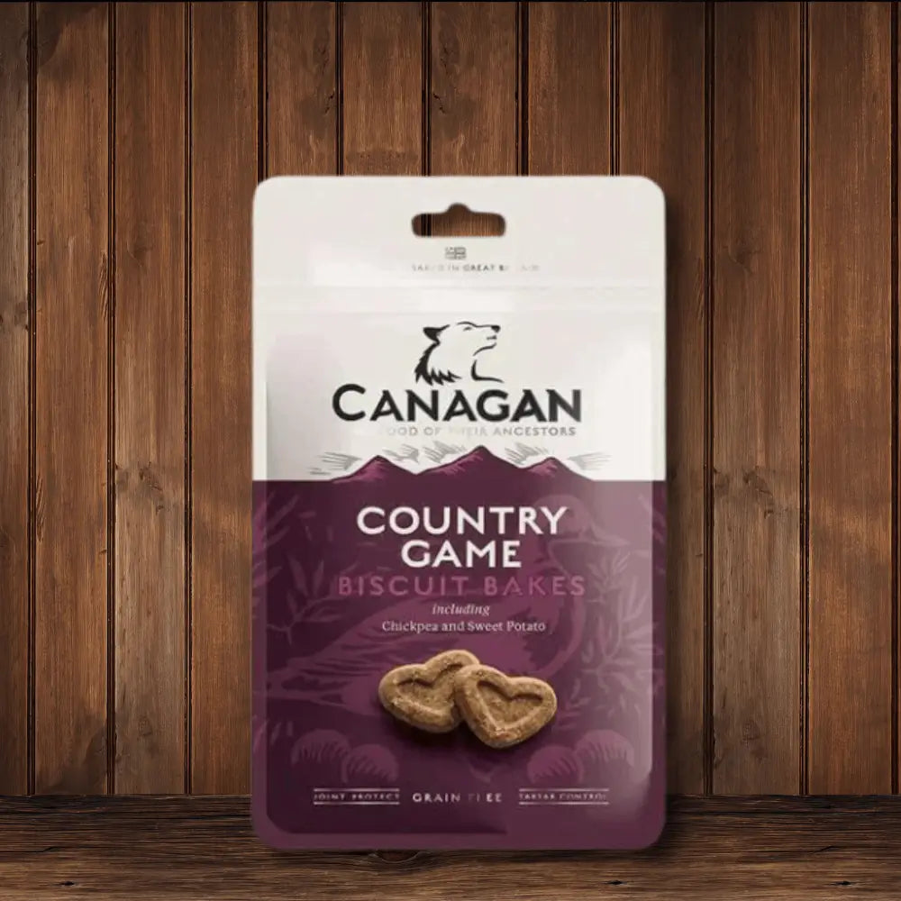 Canagan Country Game grain free dog treats with British duck, sweet potato