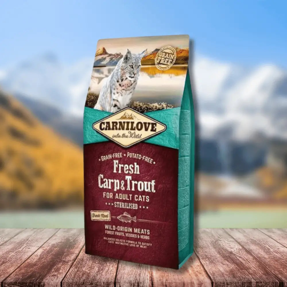 Carnilove Fresh Carp and Trout Adult Cat Food 2kg Bag