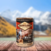 Carnilove Lamb and Wild Boar Wet Dog Food Can