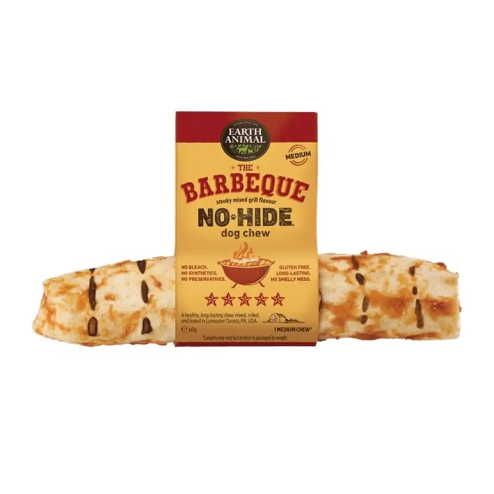 Earth Animal No-Hide Barbeque Medium Chew with natural hickory smoke flavor