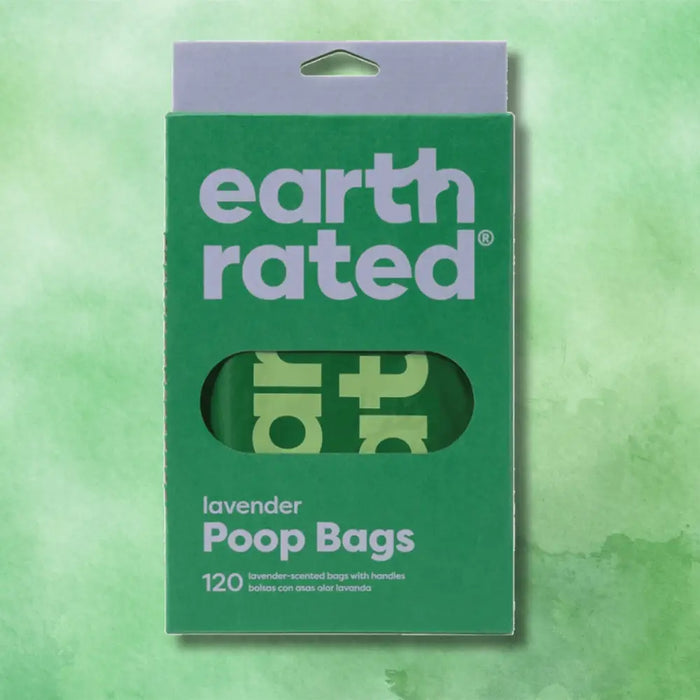 Earth Rated Poop Bags 120 Lavender Scented Tie Handle Bags