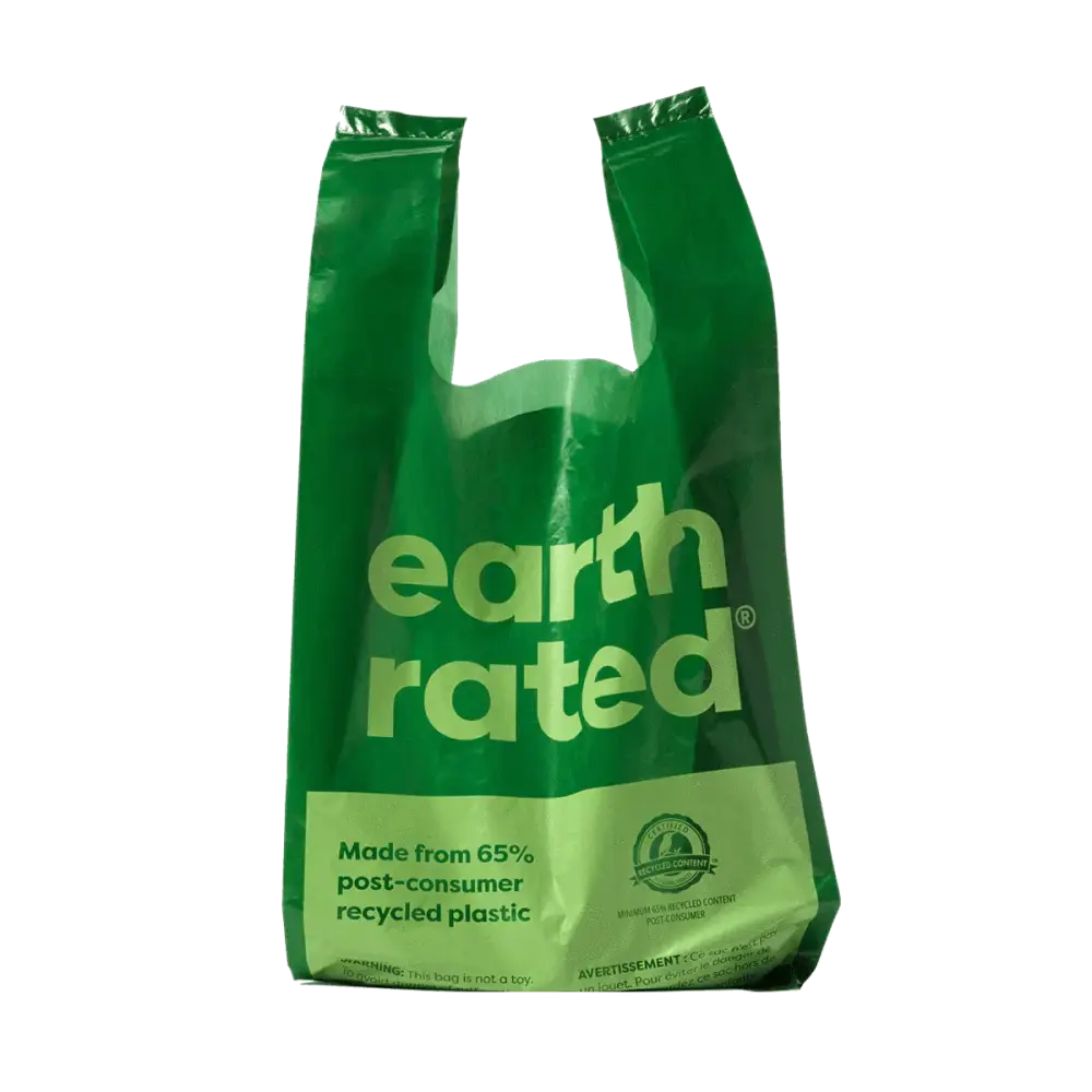 Earth Rated green recycled plastic poop bags, 120 unscented easy-tie handle