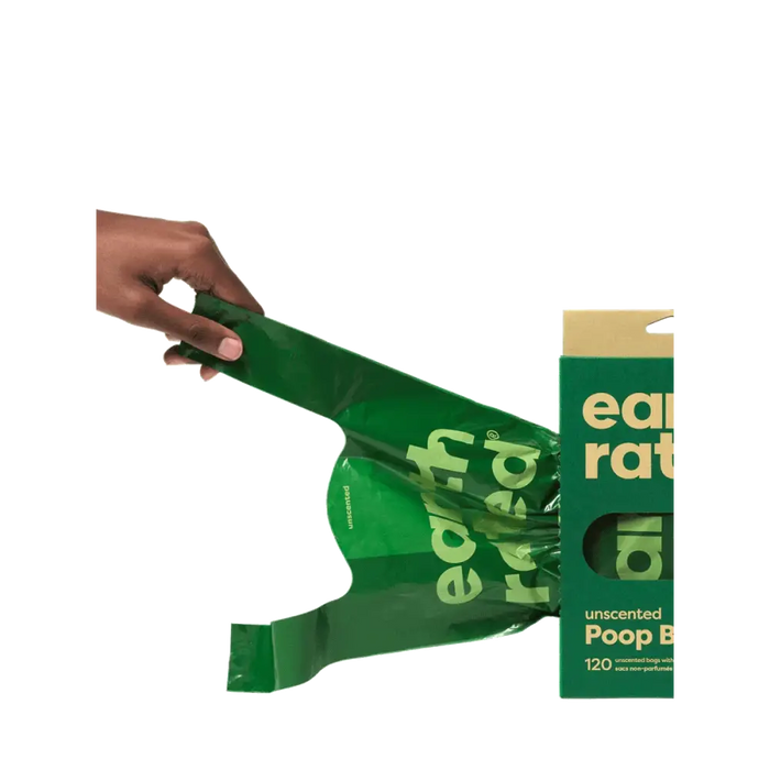 Earth Rated Poop Bags 120 Unscented Tie Handle Bags