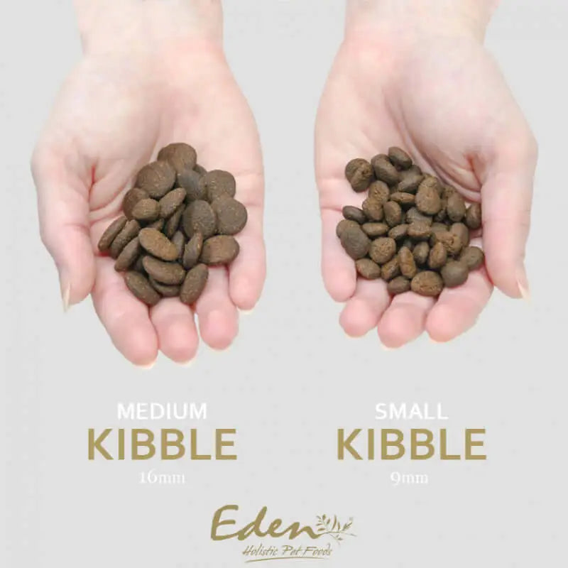 Eden 80/20 Country Cuisine Game With Lamb kibble, medium and small sizes with amino acids