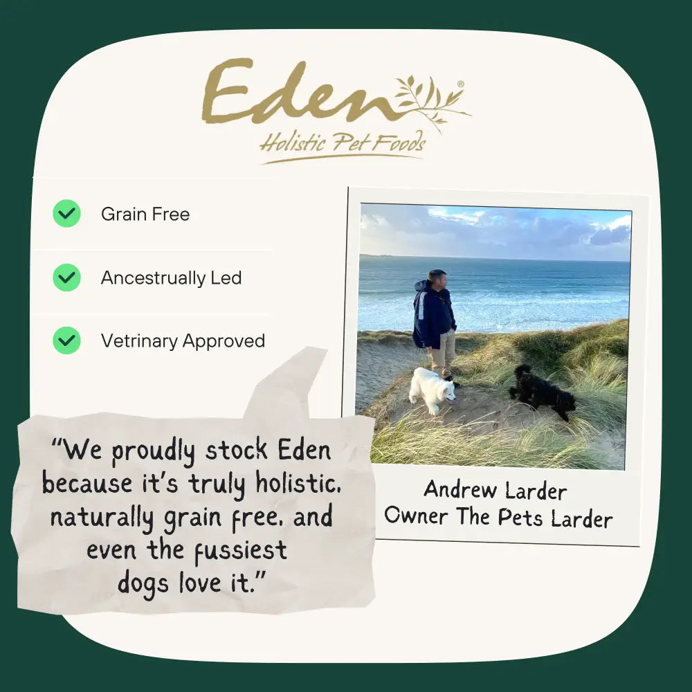Eden wet food for working dogs: Country Cuisine with grass reared lamb, nutritionally complete food