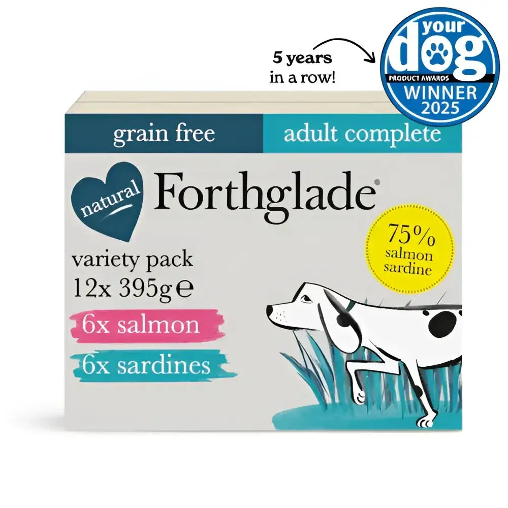 Forthglade Complete Adult Grain Free Fish Variety Pack with Sweet Potato