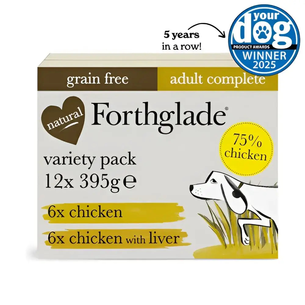 Forthglade Grain-Free Poultry Variety Pack with Chicken and Butternut Squash