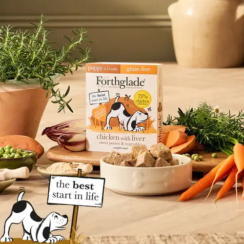 Forthglade Complete Puppy Grain Free - Chicken/Liver - Natural Wet Dog Food