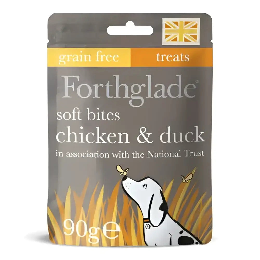 Forthglade National Trust soft bite treats with grain-free chicken and duck for dogs