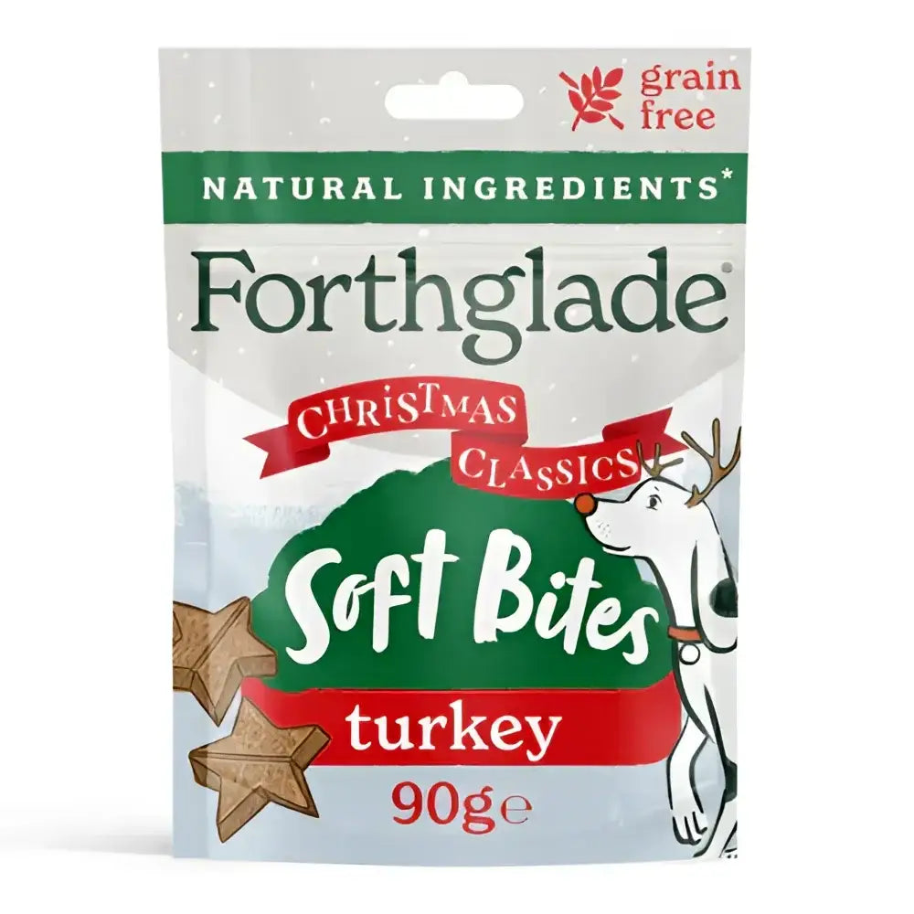 Forthglade Natural Christmas Dog Treats Turkey & Cranberry 90g