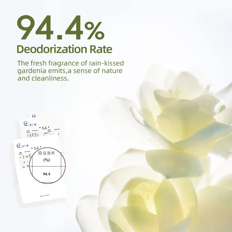 White Rose Deodorant Spray for FUKUMARU Gardenia Mixed Tofu Cat Litter with Activated Carbon Odor Control