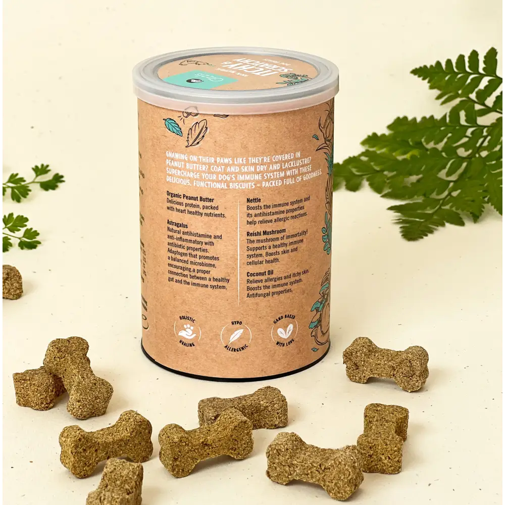 Gizzls 100% Natural Dog Treats Itchy & Scratchy 200g - Natural Treats For Dogs