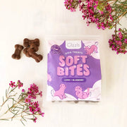 Gizzls Liver & Blueberry Chewy Dog Treats for Sensitive Mouths, 300g