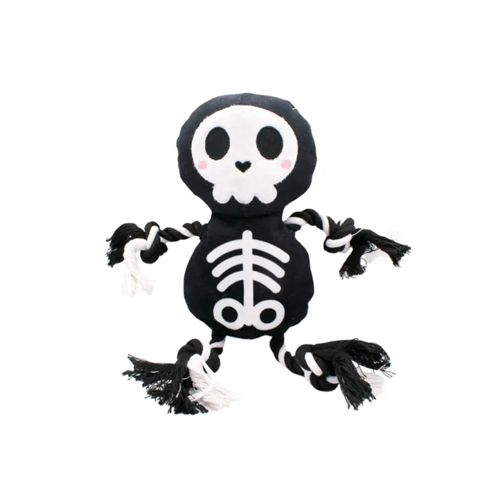 Great&Small Creepy Cuties Rope Skeleton Joe Dog Toy - Dog Toys