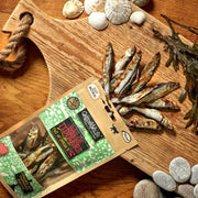 Green And Wilds Bag of Tiddlers: small fish snacks for strong teeth and health