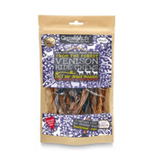 Green And Wilds Venison Hide Chew in natural tan packaging
