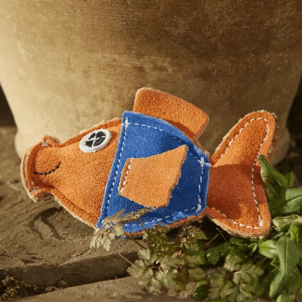 Green And Wilds Goldie the Goldfish eco toy with natural jute fibre stuffing