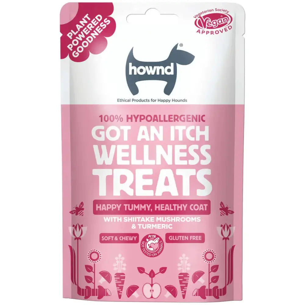 Hownd Got an Itch plant based hypoallergenic wellness treats with shiitake mushrooms