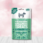 Hownd Yup You Stink! plant based hypoallergenic treats with added herbs lovage tackling smelly breath