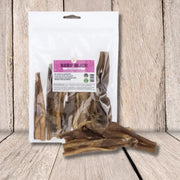 JR Pet Products Rolled Beef Slice 200g natural dental chew bag