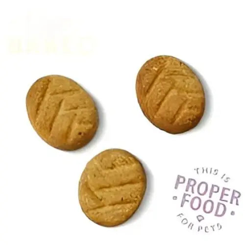 Lilys Kitchen Bedtime Biscuits Baked golden oval treats with embossed patterns