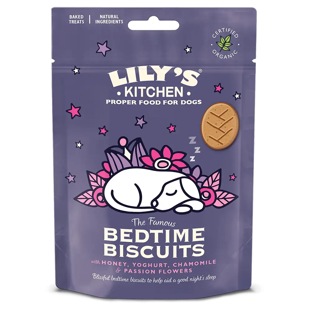 Lilys Kitchen bedtime biscuits baked treats in display