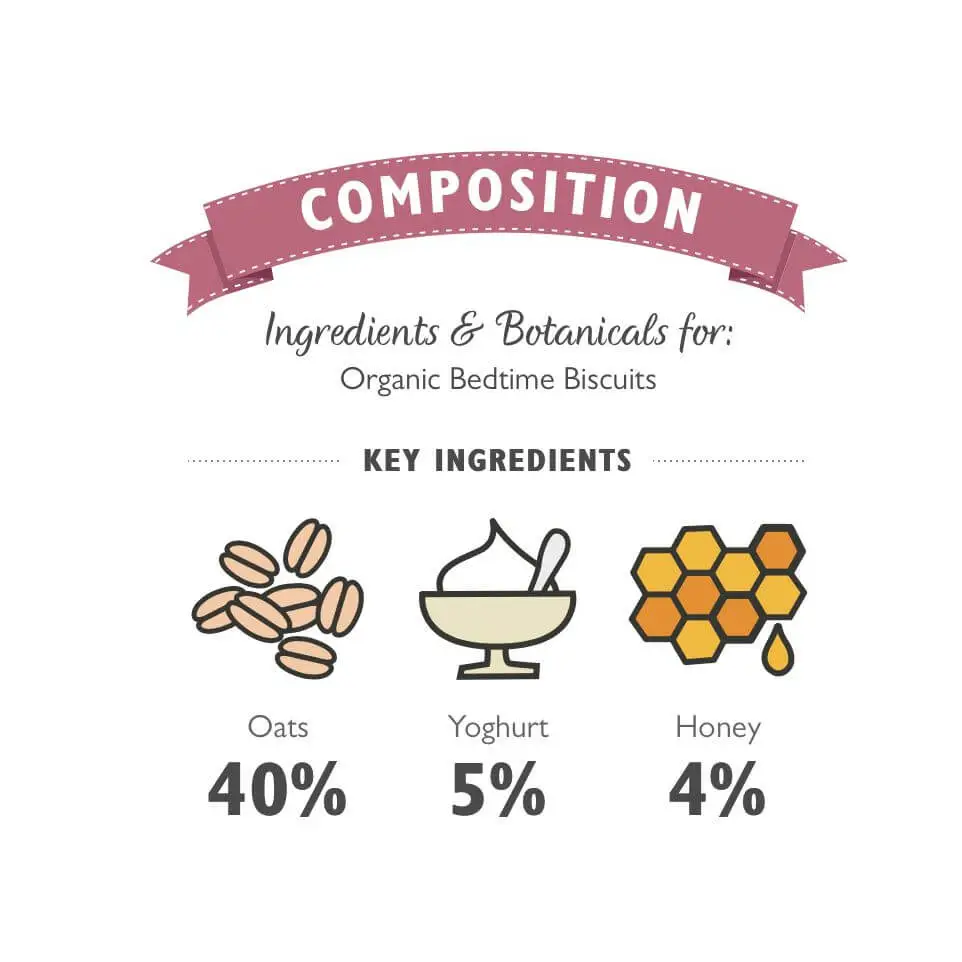 Lilys Kitchen bedtime biscuits baked with oats yogurt and honey