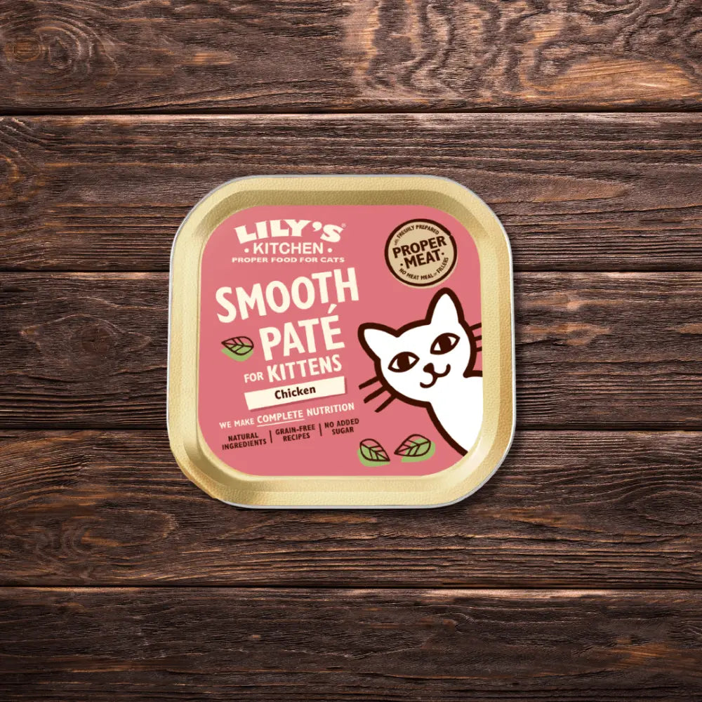 Lily’s Kitchen Chicken Pate for Kittens 85g, Grain-Free Recipe
