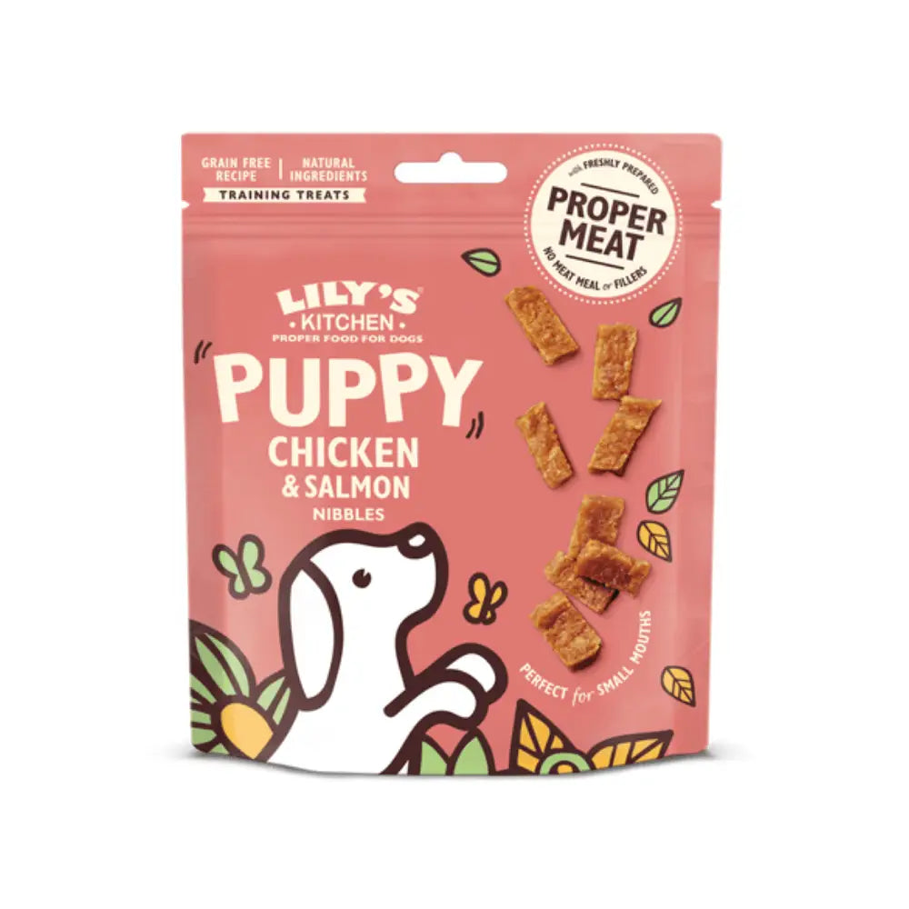 Lily’s Kitchen Puppy Nibbles with Freshly Prepared Chicken and Salmon 70g