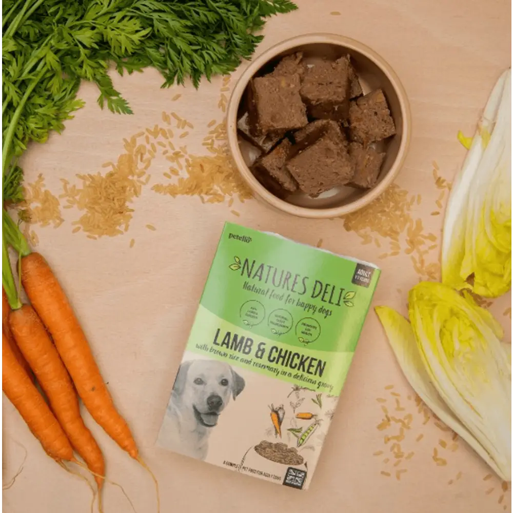 Natures Deli Lamb & Chicken Dog Food with Rosemary, Brown Rice & Vegetables