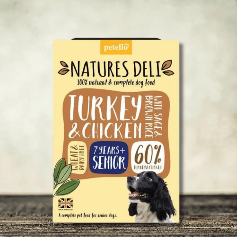 Natures Deli Turkey & Chicken with Sage & Brown Rice Senior Dog Food Bag
