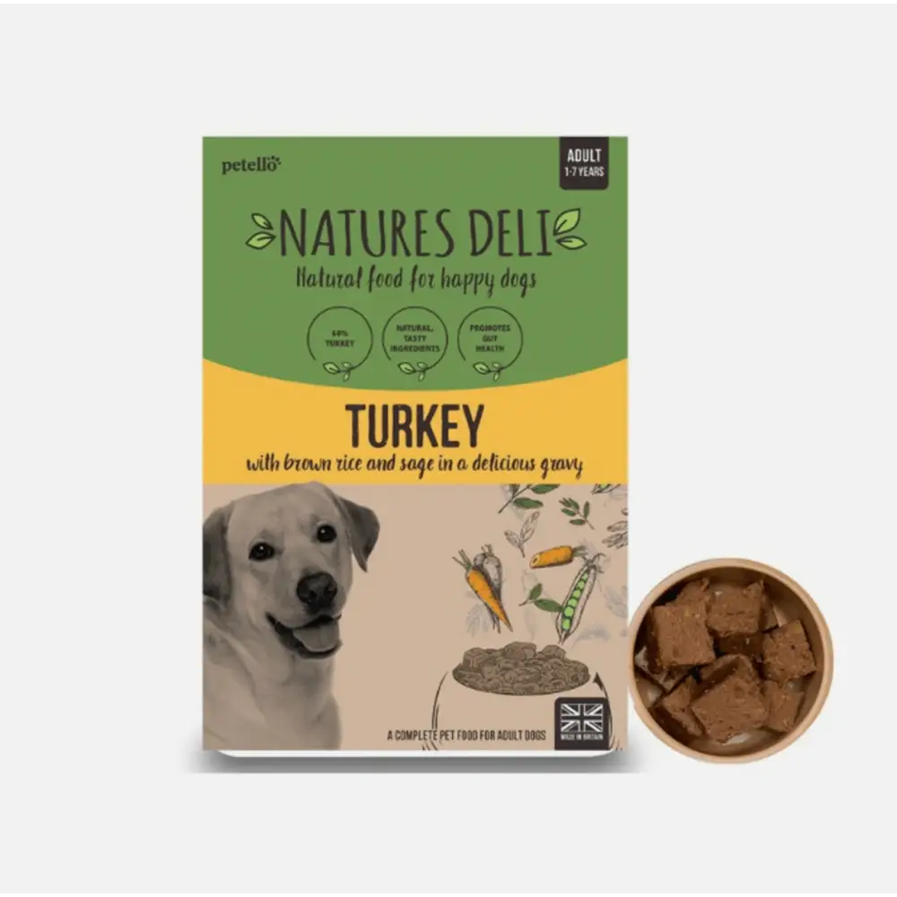 Natures Deli Turkey with Sage and Brown Rice in Gravy Pouch