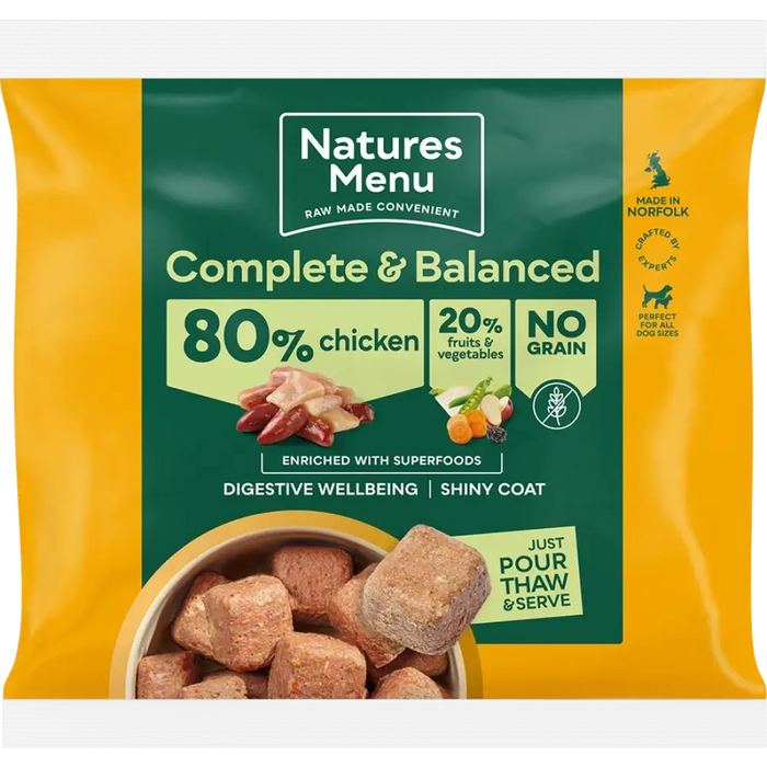 80/20 Chicken with Superfoods for Adult Dogs | Natural complete raw meals for dogs
