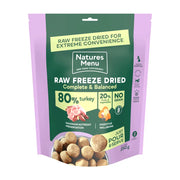 Natures Menu freeze dried cat food: 80% turkey, grain-free, 250g