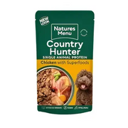 Natures Menu Country Hunter free range chicken wet dog food pouch