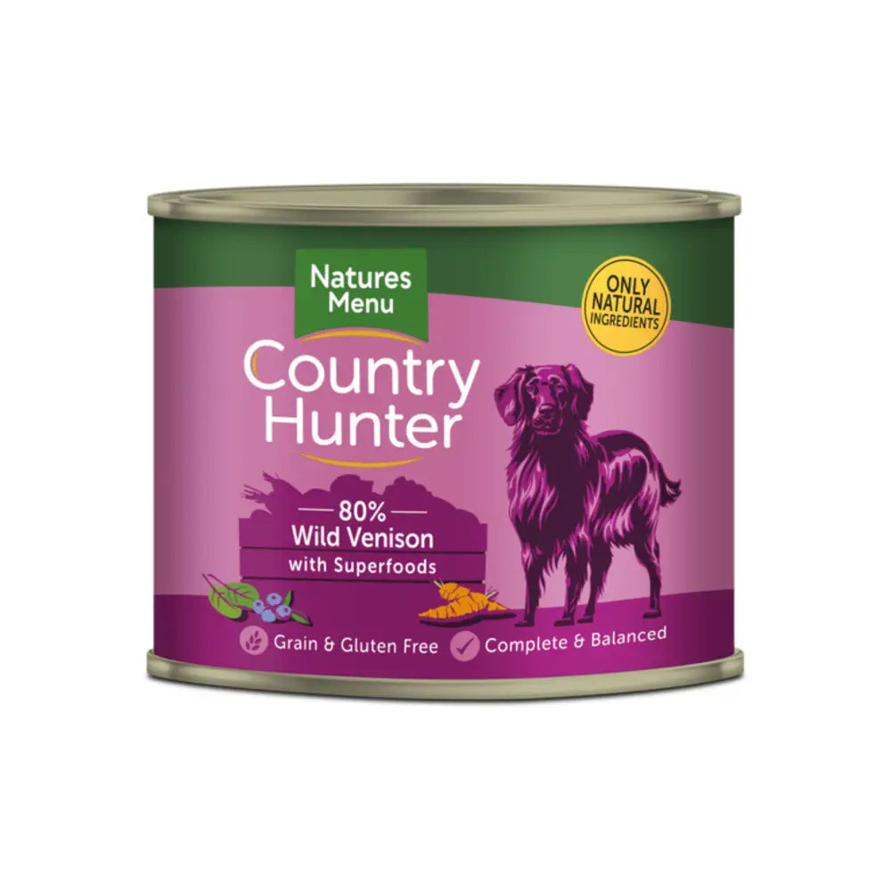 Natures Menu Country Hunter Wild Venison Dog Food Can