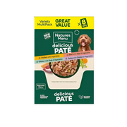 Natures Menu gently cooked pate dog food multipack with vitamin D3 200IU