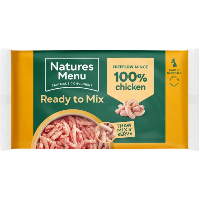 Natures Menu Raw Freeflow Chicken | Natural raw for dogs
