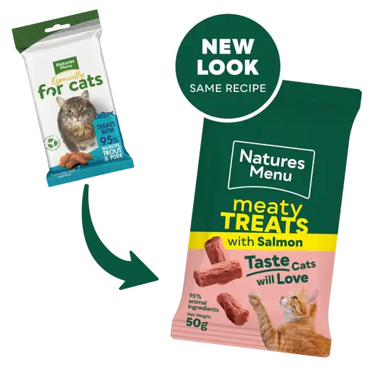 Natures Menu Salmon & Trout Mini Treats for Cats - Cat Treats