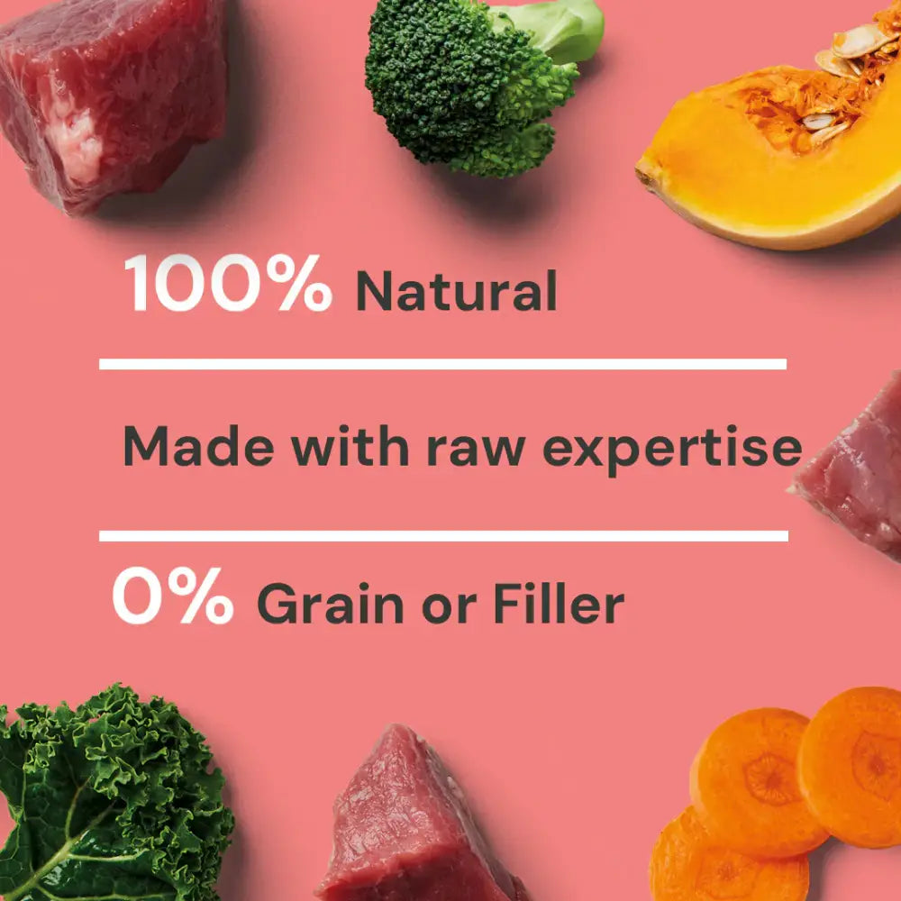 Nutriment Raw Boneless Beef 1.4kg - Natural Raw Dog Food