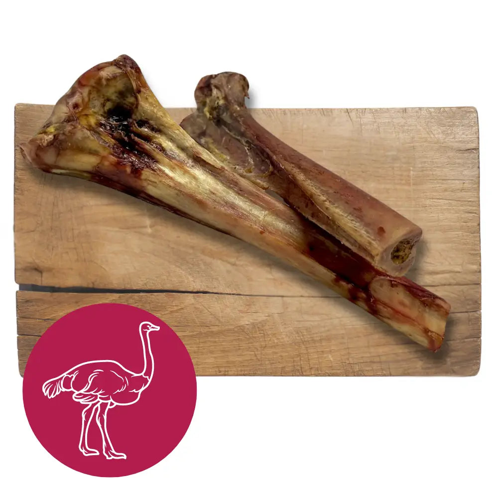 Ostrich Bones Natural Chew for Dogs Raw Hide Alternative – The