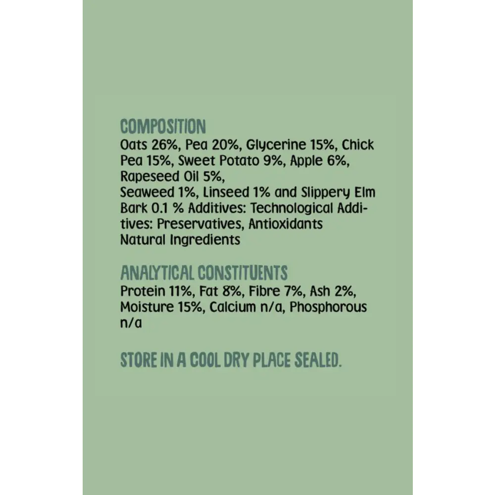 Scrumbles vegan dog treats softies organic grain blend bag 90g