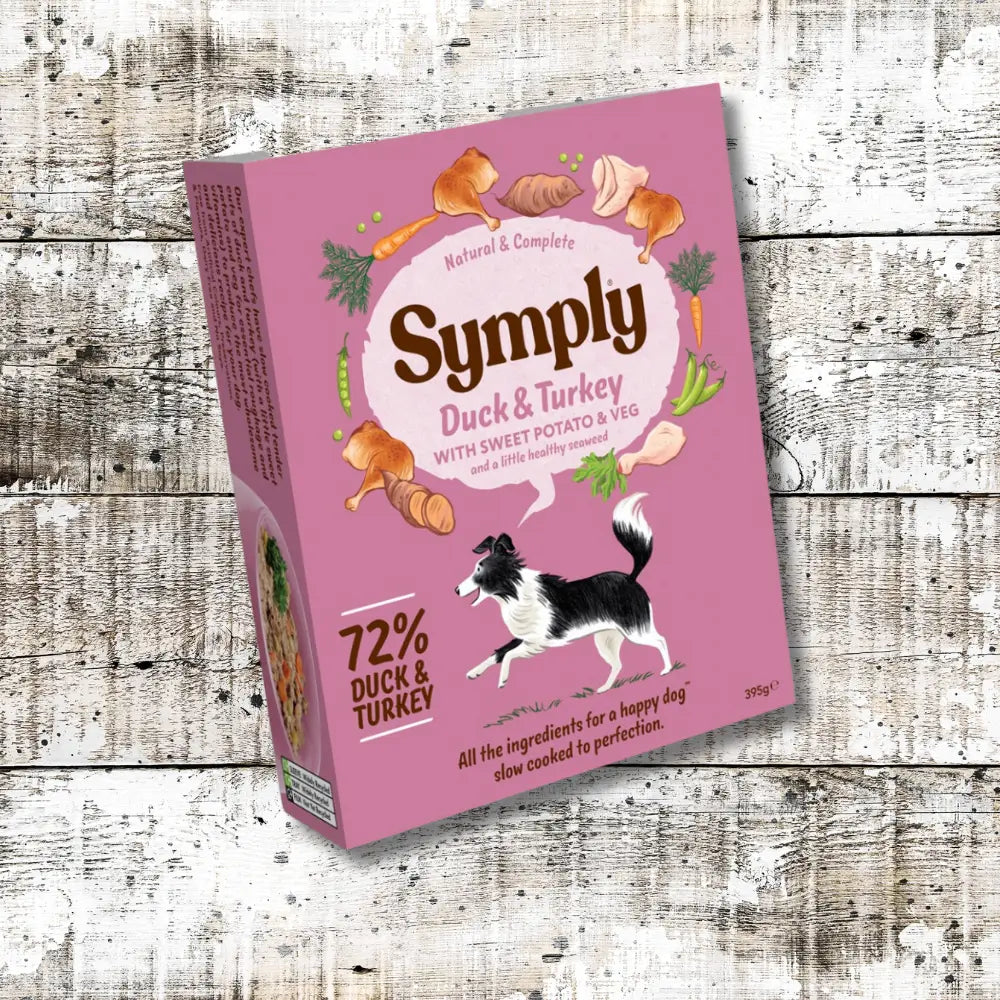 Symply Duck and Turkey Grain Free Adult Wet Dog Food Tray