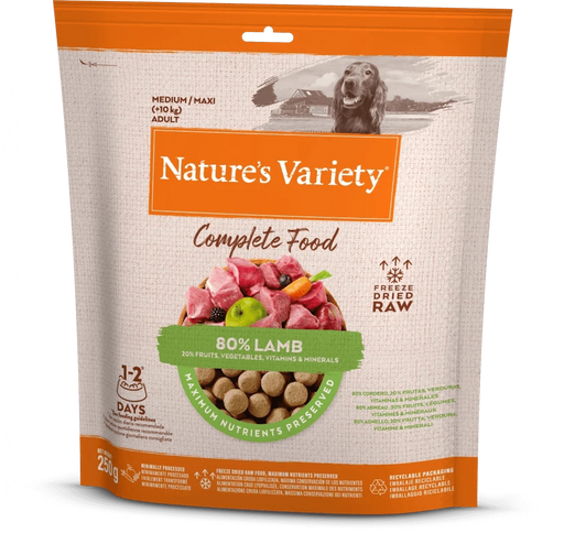 Nature's Variety Complete Freeze Dried Food Adult Lamb 250g Natures Variety
