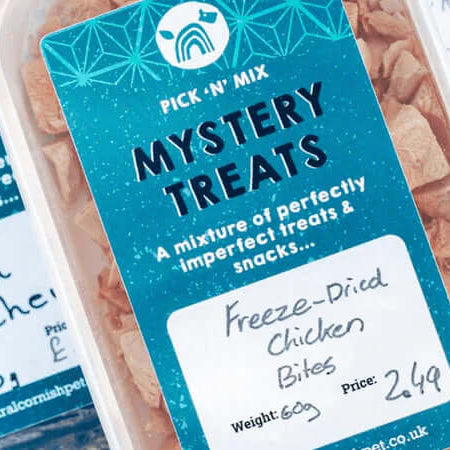 Mystery Treat Boxes filled with natural dog treats - The Pets Larder Natural Pet Shop 